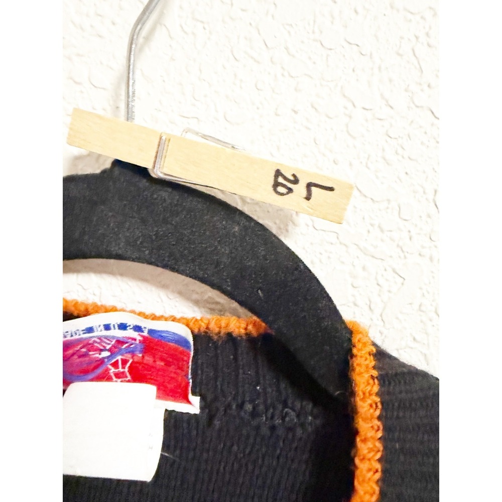 J.J. Poole Vintage 90s Halloween Sweater Vest Pumpkin Bear Cat Candy Corn Medium - Picture 6 of 6
